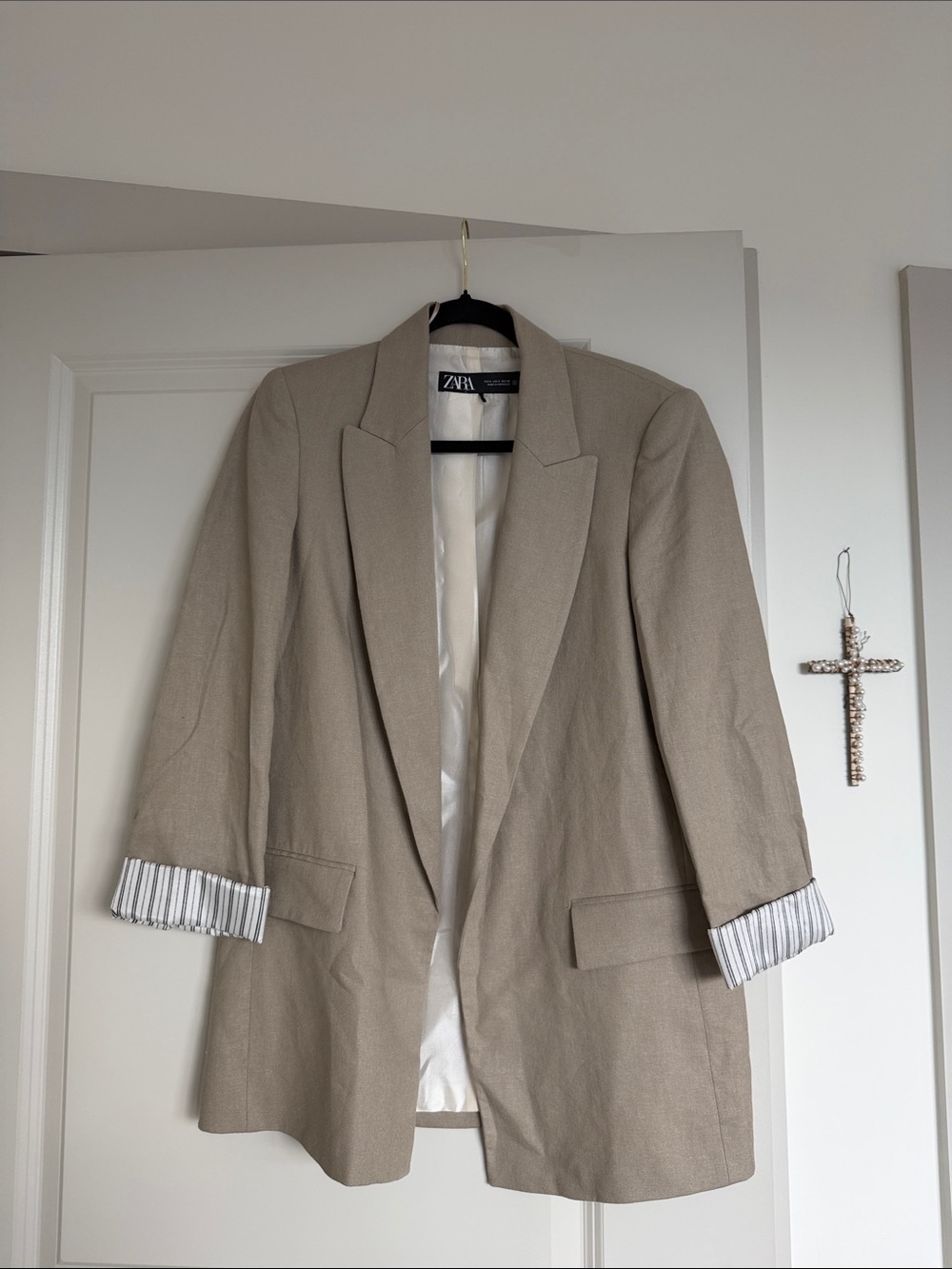 Zara Linen Blazer - Picture 2 of 5
